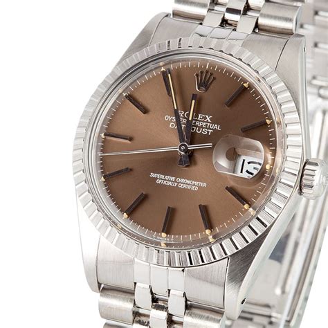 rolex vintage bronze dial|rolex datejust silver dial.